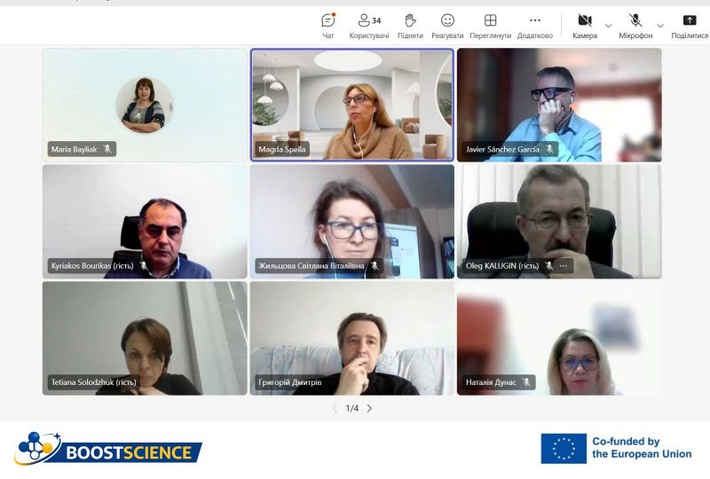 BOOSTSCIENCE  Consortium Organisational Meeting